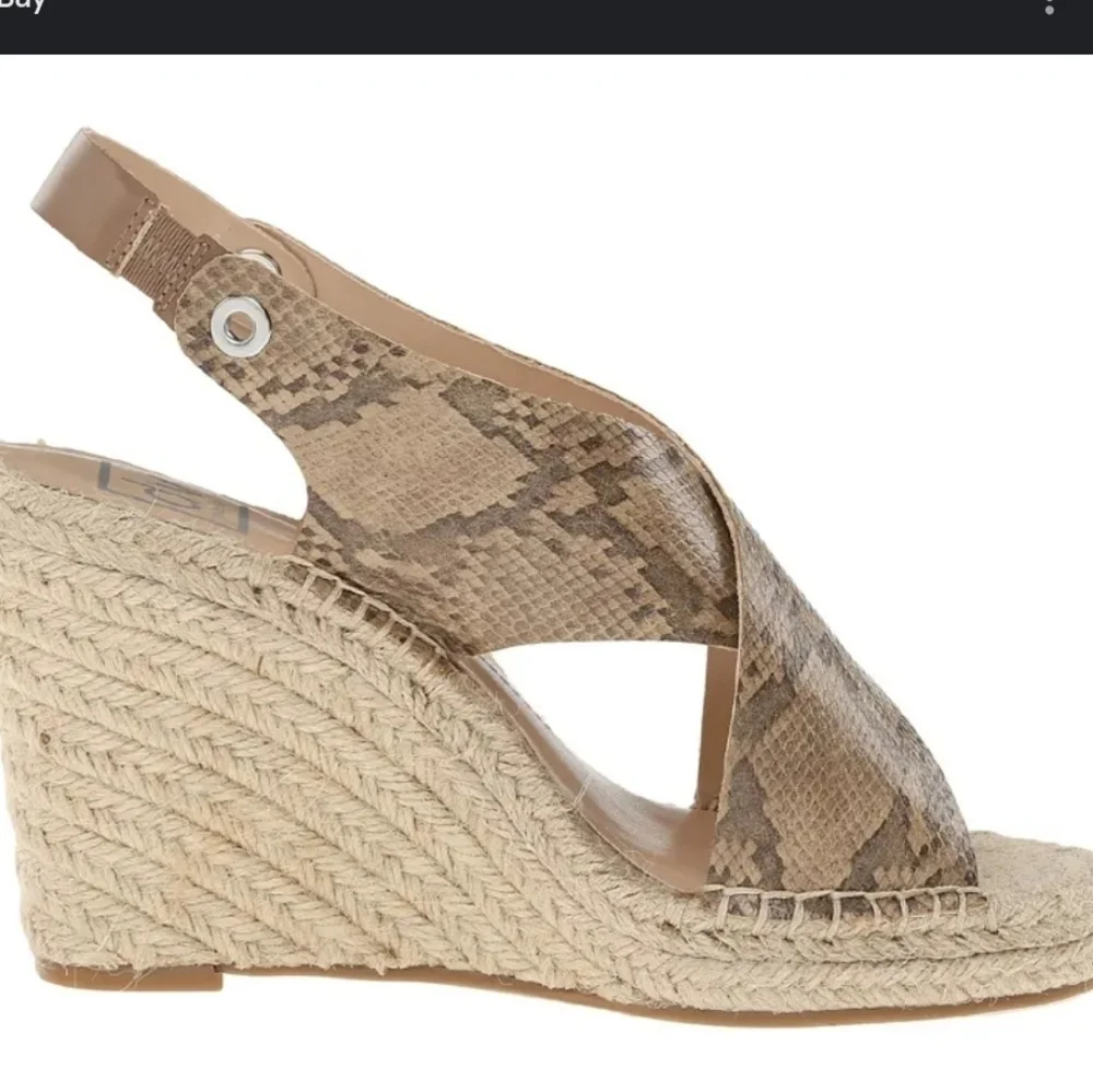 Dolce vita saundra women wedge espadrille sandals in size 8 casual party y2k